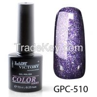 Lady Victory High Quality Soak Off UV/LED Color Gel Nail Polish Nail Art GPC 7, 3 ml