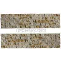 Hammered Beige Marble Mosaic