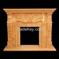 Mango Onyx Fireplace