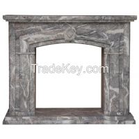 Natural Marble Natural Stone Fior Di Pesco Fireplace