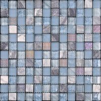 Stone and Metal Mix Glass Mosaic Special Design PFKS249