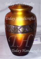 SUNSET SOLID BRASS CREMATION URN