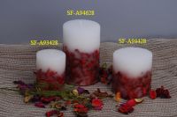 Sell dried flower candle
