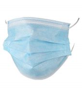 WHITE / BLUE / BROWN SURGICAL MEDICAL PROCEDURE 3 PLY EARLOOP DISPOSABLE FACE MASK
