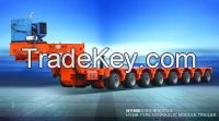 Multi axle hydraulic module lowbed trailer, multi-axle trailer
