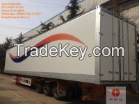 White Van Semi trailer , box semi trailer, truck trailer&supplier