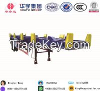 Hot sale skeleton semi trailer truck trailer/supplier