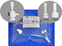 TEDLAR PVF Gas Sampling Bag 1L with PTFE valve plus fitting