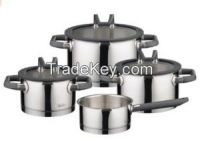 ELO Platin 7 pcs stainless steel waterless cookware set