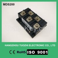 Three phase rectifier bridge module MDS200A1600V