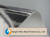 Aluminum Foil Fiberglass Cloth / Aluminum Foil Fiber Glass Mesh