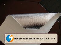 Aluminum Foil Fiberglass Cloth / Aluminum Foil Fiber Glass Mesh