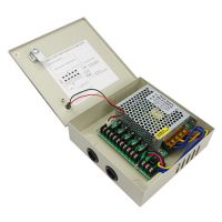 300W centralized power supply box 18 channels AC to DC power supply 18 output for CCTV camera