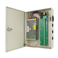 200W centralized power supply box 18 channels AC to 12vDC power supply 18 output for CCTV camera