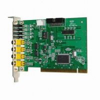 Sell 4CH PCI Card with 30fps Recording Rate and MPEG4 Compression,