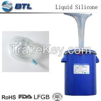 High tear strength of silicone rubber; fast curing speed liquid silicone for medical grade