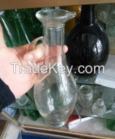 olive oil glass bottles with spigot special design