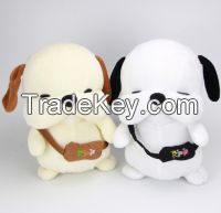 Plush Toy in 3 Color with Gold Ribbon as Nice Gift for Baby Kids