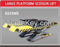 Large platform scissor lift