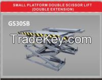 Small platform double scissor lift(Double extension)