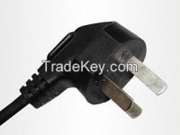 China 250v Standrad 3pin power plug cord