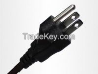 America 125v Standrad 3pin power plug cord