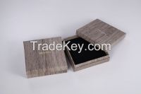 luxury handmade rigid cardboard wallet packaging box