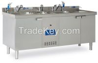 Stainless Steel Ultrasonic Cleaner Counter