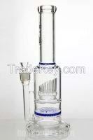 whole 16inch high quality glass smoking pipe honeycomb diffuser