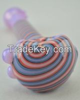 high quality glass hand pipe with bright colour