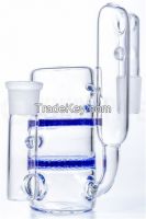doublw honeycomb perc ice catcher for glass water pipe