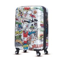 WLH49 polycarbonate abs luggage sets 3 in 1