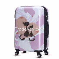 CX014 hardside expandable zipper frame abs pc spinner luggage