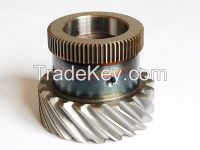 Professional Customized double gears/spur gear and helical gear