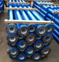 Carbon steel seamless pipe A106 Gr, B inner PTFE lined with 2 loose flange ANSI B16.5 150# lap joint