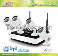 4CH 960P Wireless CCTV Camera System IP Network NVR Kit