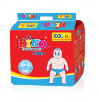 Big size baby diaper BINO brand from Ky Vy Corporation, Vietnam