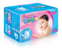 Baby diaper high quality standard BIN BIN brand from Ky Vy Corporation, Vietnam