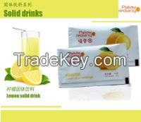 Instant lemon black tea drink