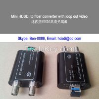3G HD SDI to fiber converter and extender