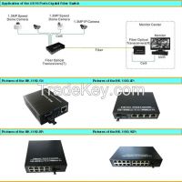 4/8/16-Port Gigabit Fiber Switch SC inteface External Power Supply