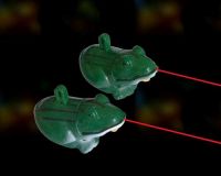 Sell laser frog (promotion gift with LED light and voice keychain)