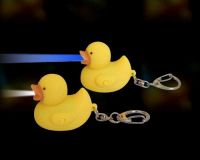 Sell led duck (promotion gift with LED light and voice keychain)