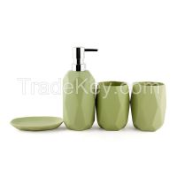 For sale Diamond shape design Ceramic Bathroom Set