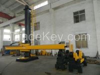 Tank welding manipulator, seam welding column boom