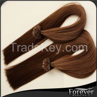 Hot fusion  Remy hair  italian glue cuticel mini tip pre bonded hair extensions