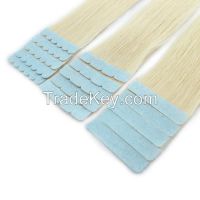 Top Quality Cuticle Intact Double Drawn 100 Human Hair Tape Extensions