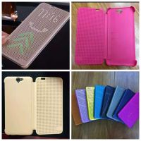 High Copy DOT View Case Mobile phone Flip Leather Cover Cases, Cellphone Protective Cases, Smart Display on Case, for HTC, Samsung