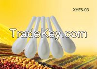 Ecofriendly Cornstarch Biodegradable Disposable Chinese Soup Spoons