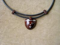 SELL HAND-MADE NECKLACE MADE OF EBONY WOOD